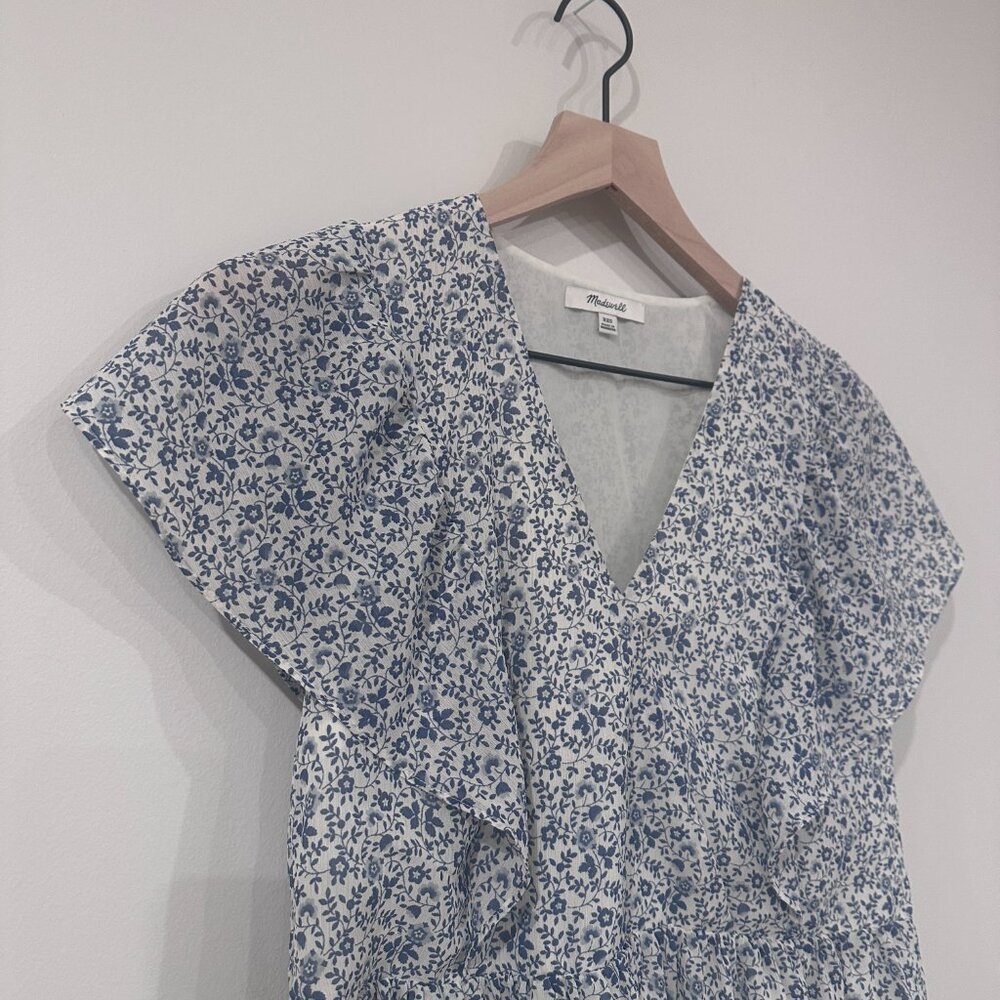 Madewell Flowy Floral Top size XXS - Picture 3 of 4